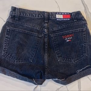 Tommy Hilfiger Black Denim Shorts